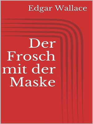 cover image of Der Frosch mit der Maske